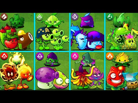PvZ2 - 8 Best Plant & Mint Teams Battlez - Which Team Will Win ?