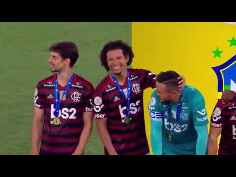 Flamengo campeão brasileiro 2019 emocionante a entrega da taça após 10 anos