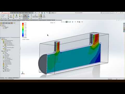 SOLIDWORKS Simulation Flow - Flow Symmetry