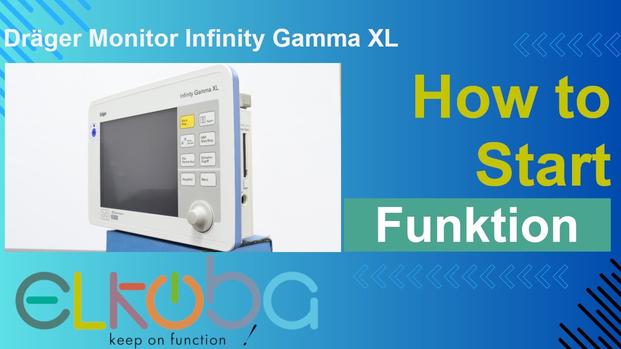 Quickstart Draeger Monitoring Infinity Gamma XL, Anzeige von Spannung und Strom an Labornetzteil