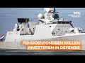 Pensioenfondsen willen investeren in defensie, maar niet in wapens en munitie