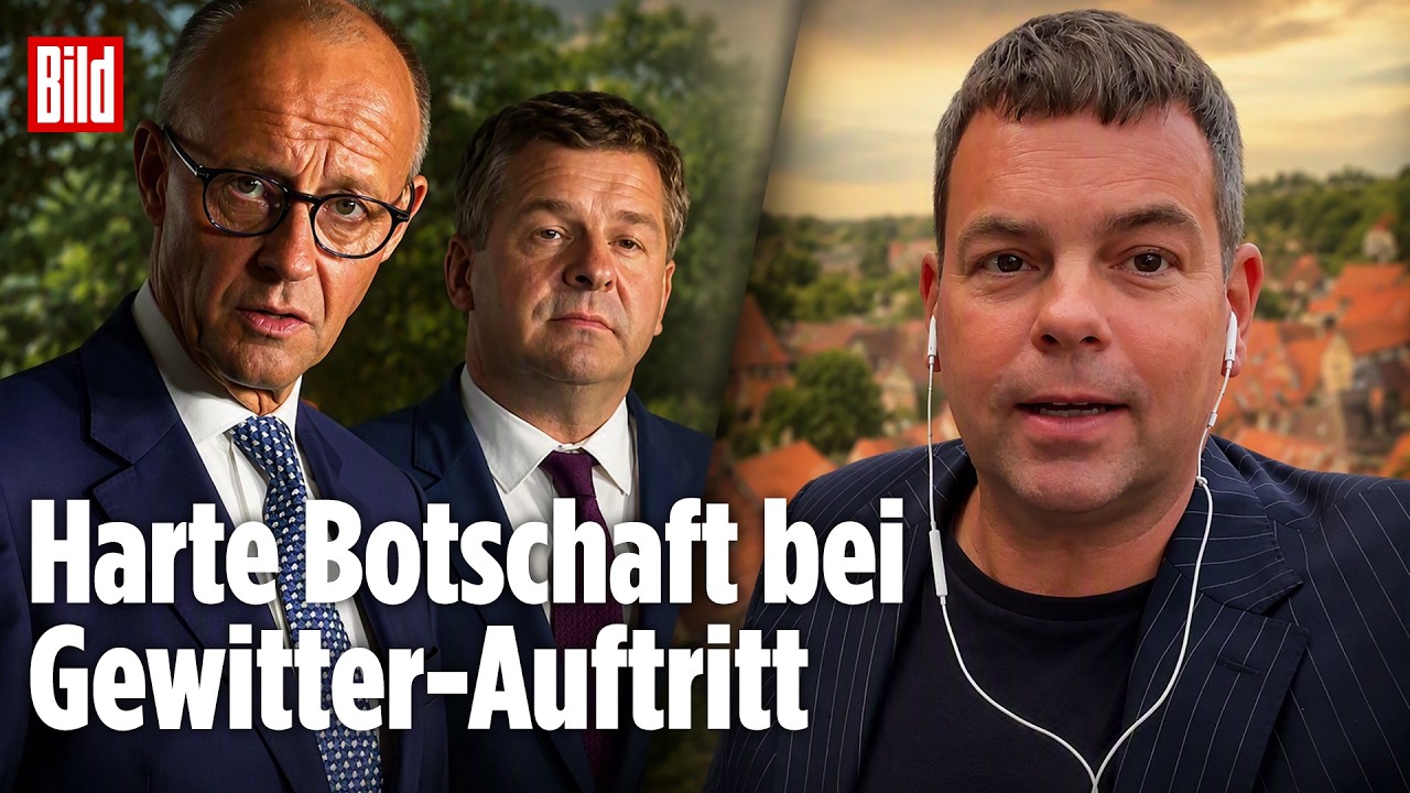 MERZ SCHLÄGT ALARM:  „Das war kein Ausrutscher, sondern Absicht!“ – CDU-Wahlkampfauftakt