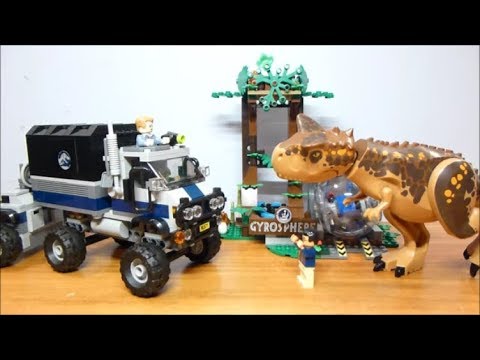 Lego Jurassic World Carnotaurus Gyrosphere Escape Review Set #75929