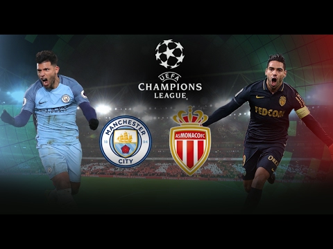 MATCH MANCHESTER CITY vs MONACO CHAMPIONS LEAGUE 16/17