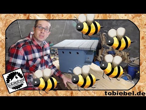 Vogelhaus kann jeder, ich baue ein Hummelhotel ! Hummelnisthilfe Wachsmotten Hummelkasten Hummelnest