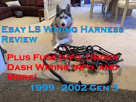 Ebay LS Swap harness overview with fuse ID, under dash wiring ID, and how to make this harness work!
