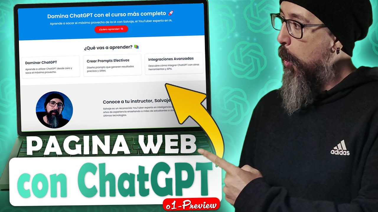 Crea tu PAGINA WEB con el NUEVO o1 - PREVIEW de ChatGPT [ SIN PROGRAMAR ] Tutorial IA