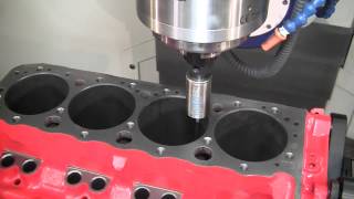 Combo 5-axis CNC Cylinder Head &amp; Block Machining center: The CENTROID A560 Port/Block