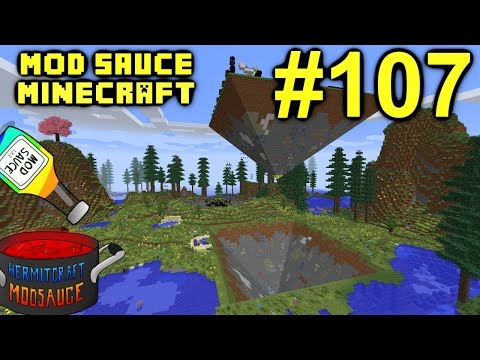 Minecraft Mods - Mod Sauce Ep. 107 - MONTAGE & Gaia Fight !!! ( HermitCraft Modded Minecraft )