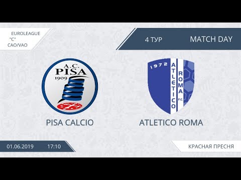 AFL19. Euroleague C. Day 4. Pisa Calcio - Atletico Roma