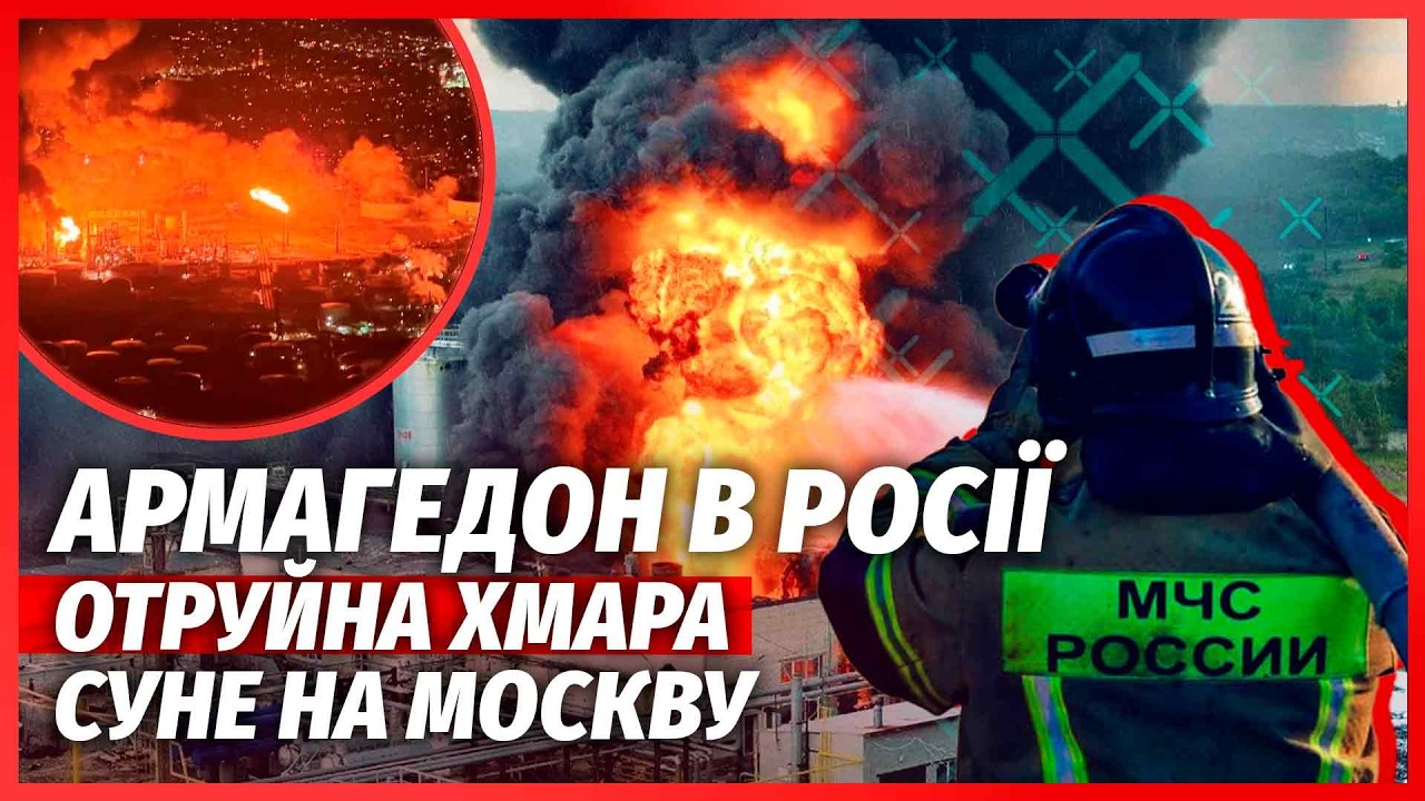 🔴ПРЯМО ЗАРАЗ! "ЯДЕРНИЙ" ВИБУХ на ПІВДНІ РОСІЇ. НПЗ РОЗРИВАЄТЬСЯ. Хімікати ЗА?