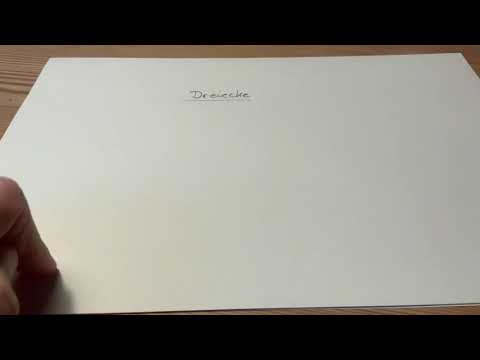 Das Dreieck richtig beschriften