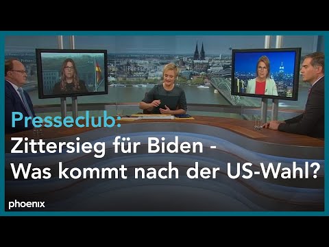 Presseclub: Zittersieg für Biden - Was kommt nach der US-Wahl?