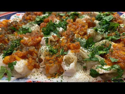Delicious Afghan Mantu Recipe | Beef Dumplings |  منتو افغانی | Bahar's Kitchen