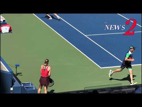 Preview of “28M Headlines”of Julia Stusek vs Hannah Klugman Grd Slam, US Open, Girls, Quarterfinals.