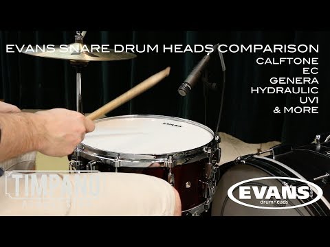 ULTIMATE Evans Snare Drum Heads Comparison - Timpano Percussion