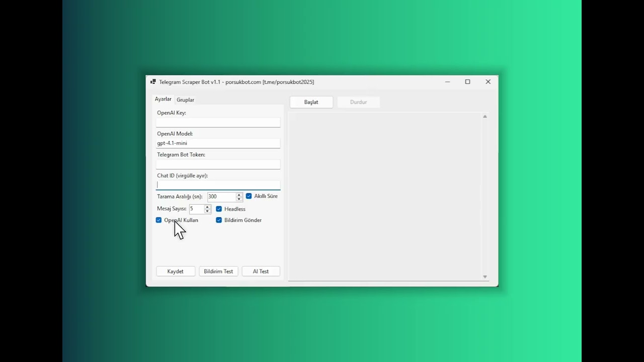 Telegram Bot Demo Video