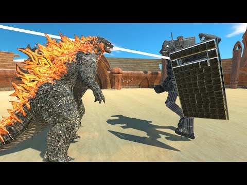 Godzilla 2021 VS Skibiti Titan Cameraman