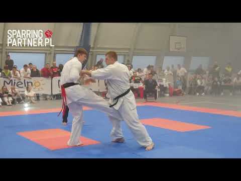 Artem Akimenkov vs Mateusz Kaptur finał +95 kg Kwalifikacje do ME Shinkyokushin Mielno 2023