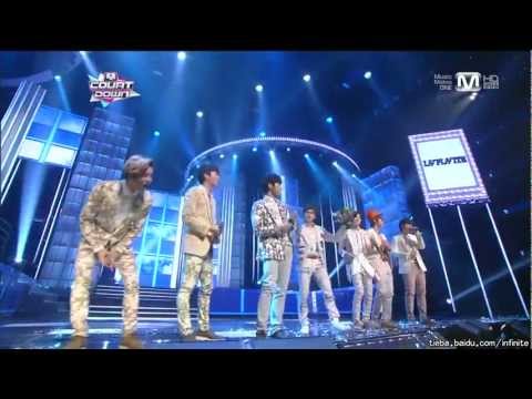 [IN吧中字]130404 M!CountDown INFINITE 一位獲獎感言 + 一位安可舞台CUT 1080P