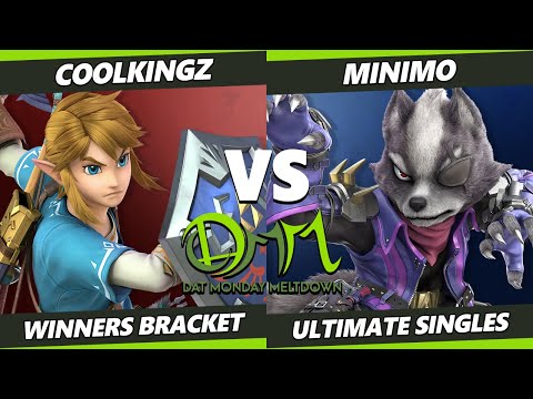 DAT Monday Meltdown 228 - Coolkingz (Link) Vs. MiniMo (Wolf) SSBU Ultimate Tournament