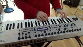 Video thumbnail for Novation KS4 demonstration by orsheeboo