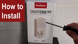 Kwikset SmartCode 260 Keyless Electronic Keypad Deadbolt @kwikset