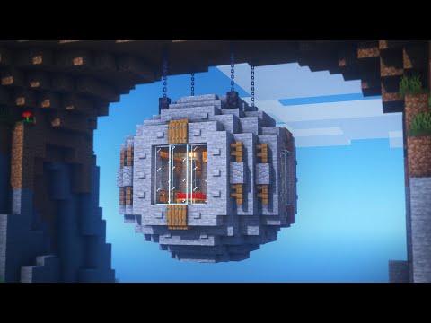 Folli - Minecraft: How to Build a Hanging House | Simple & Compact Survival House Tutorial