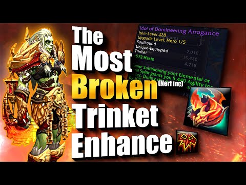 New Slightly Broken Enhancement Raid Trinket | Dragonflight 10.1