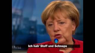 Angela Merkel singt Stoff &amp; Schnaps