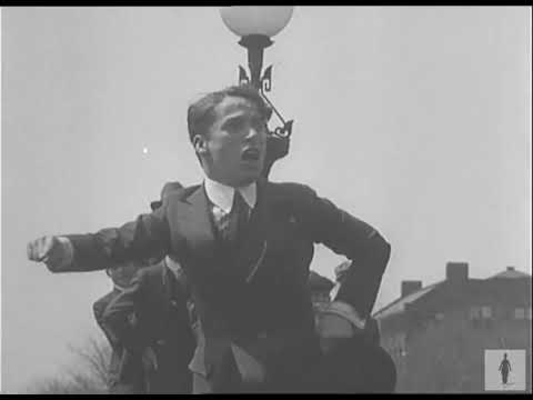 Charlie Chaplin & other stars at a Liberty Loan drive in Washington D.C., 1918