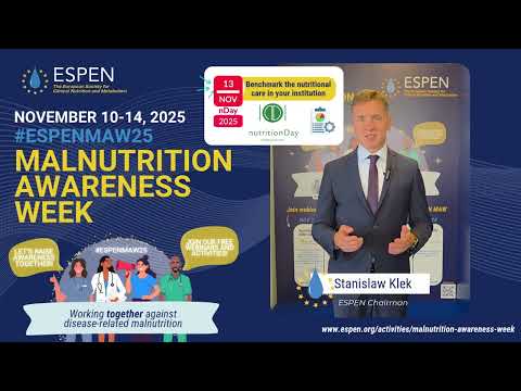 ESPEN MAW 2025 ESPEN Chairman