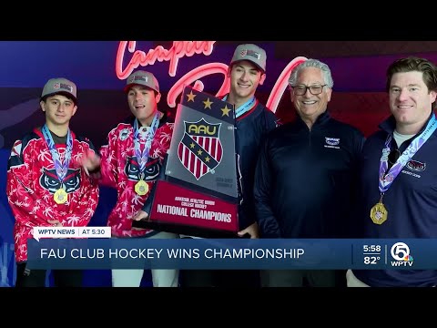 FAU Ice Hockey Club wins its first national championship