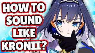 Kronii Explains How to Sound Like Kronii...