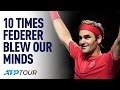 10 Times Roger Federer Blew Our Minds | TOP 10 | ATP