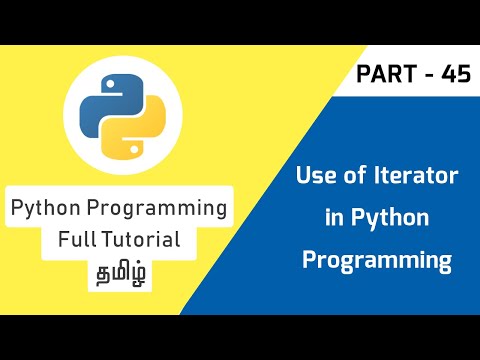 Python Iterator Tutorial In Tamil Explanation With Python Program Tamil Tech Developers Tamil