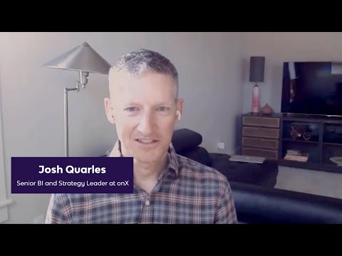 OnX - Customer Success Story (Josh Quarles - Special Project and Business Intelligence)
