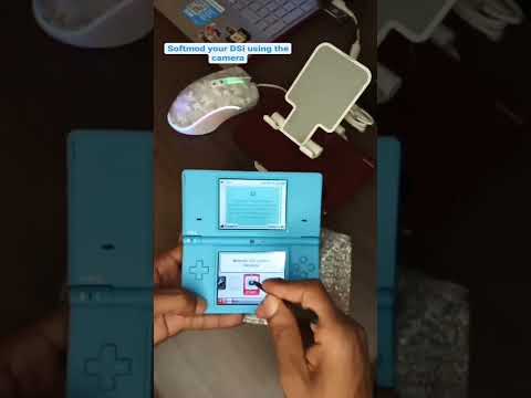 softmod your DSi using the camera.  #nintendo #nintendods #gaming #mods #retrogaming