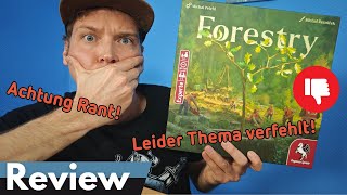 Forestry – Leider Thema verfehlt - Brettspiel – Review und Regelerklärung