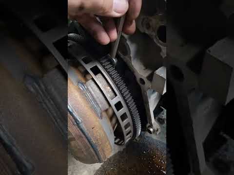 None rotating engine Torque Converter Removal.  #MoparChris #crustysailor