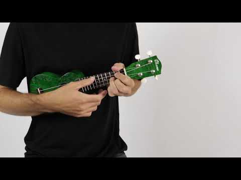 Ohana O’Nina Willow Sopranissimo Ukulele (Green) | The Ukebug