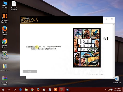 Gta 5 error 15: the game was not lauched via steam solved (with proof 1000% works)