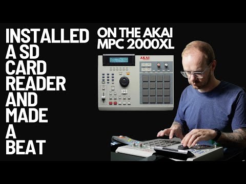 Akai MPC 2000XL ATAPI / IDE Card Reader Kit | Hot Swap Silver | Reverb