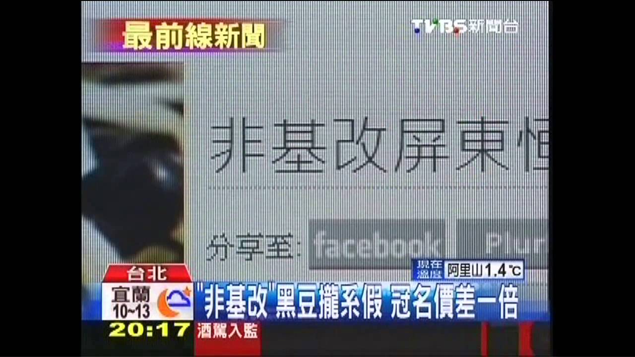 「非基改」黑豆「攏系假」 冠名價差1倍