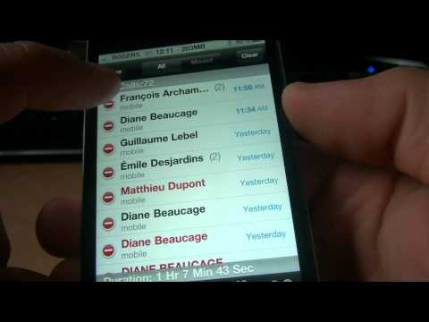 comment retrouver historique d'appel sur iphone
