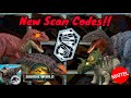 New Jurassic World Rebirth 2025 Wild Roar Scan Codes