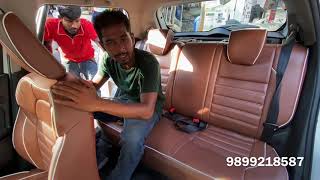 MARUTI SUZUKI SWIFT 2018 Modifications Of STALIAN LEATHER SEAT COVER