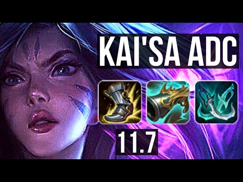 KAI'SA & Galio vs CAITLYN & Morgana (ADC) | Quadra, 67% winrate, Legendary | BR Challenger | v11.7