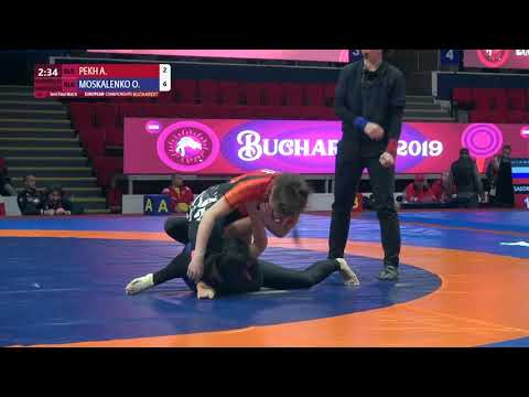1/2 Women's GP No-Gi - 53 kg: A. PEKH (RUS) v. O. MOSKALENKO (RUS)