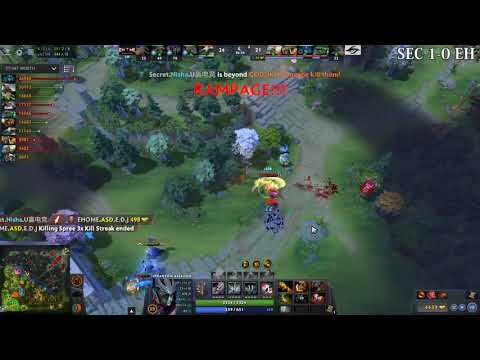 WTF Team Secret Nisha IMBA  3 TIMES RAMPAGE OMG